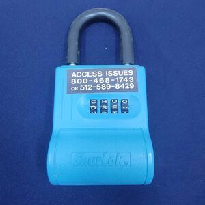 ShurLok Key Safe Lock Box Combination Access Blue